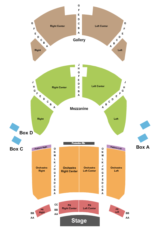 Lexington Opera House Hadestown Seating Chart